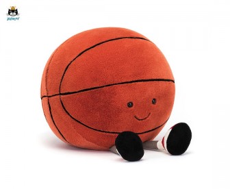 Jellycat 趣味运动篮球（25厘米x22厘米）